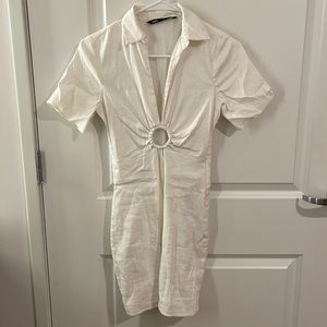 Zara linen style dress